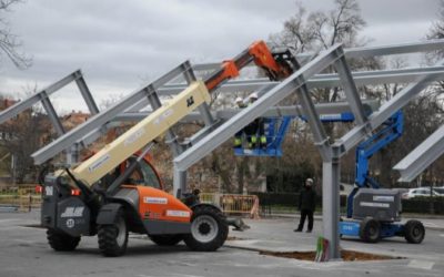 La primera “electrolinera” verde de gran capacidad abre sus puertas en Segovia (La Granja)